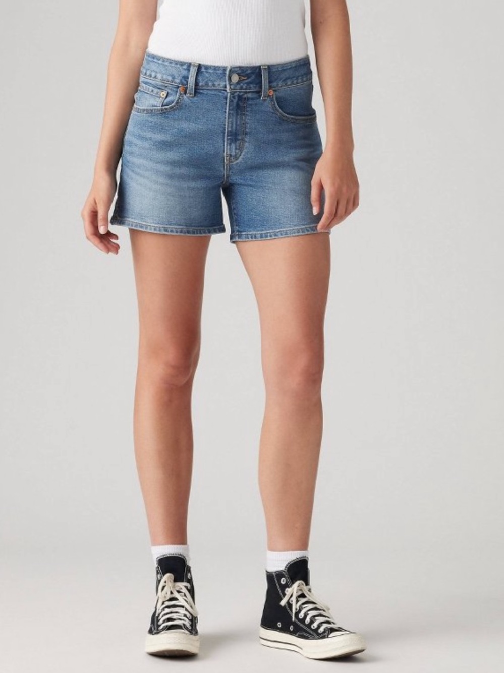 Levi’s Women’s A-Line Mid-Rise Shorts